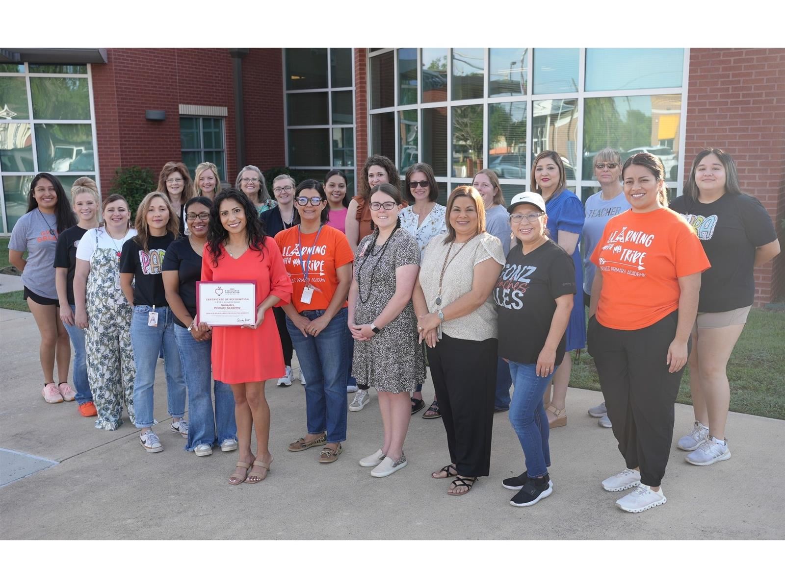 Gonzales Primary Academy Named Statewide Semi-Finalist in the Prestigious 2024 H-E-B Excellence in Education Awards